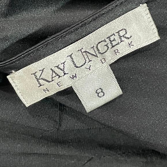 Kay Unger New York Vintage Slip Dress - Black - 8 - Picture 8 of 11